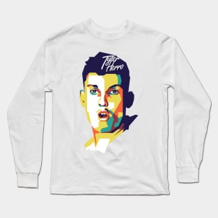 Tyler Herro pop art style WPAP Long Sleeve T-Shirt